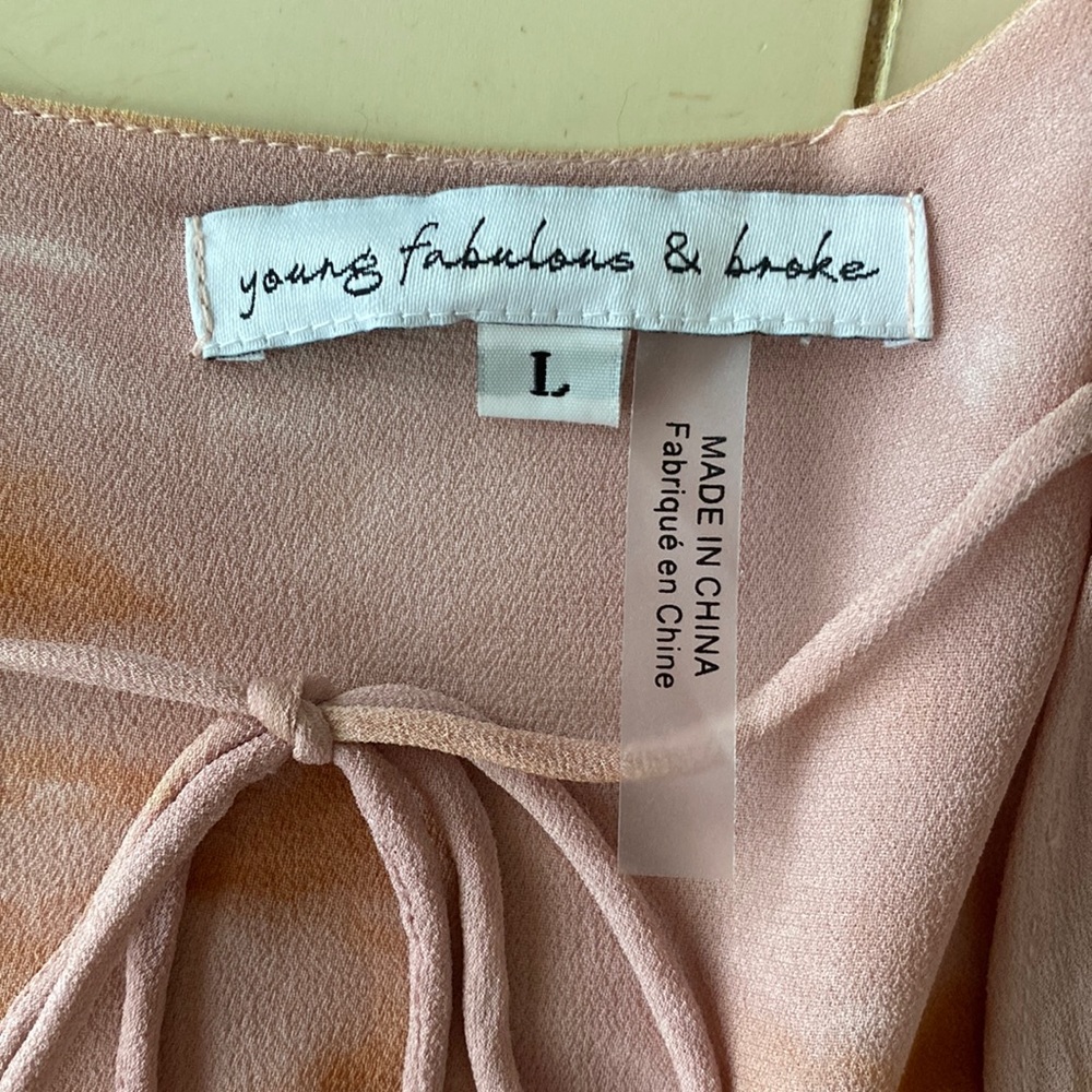 YFB Tie Dyed Rosa Ruffle Dress - Picture 15 of 15